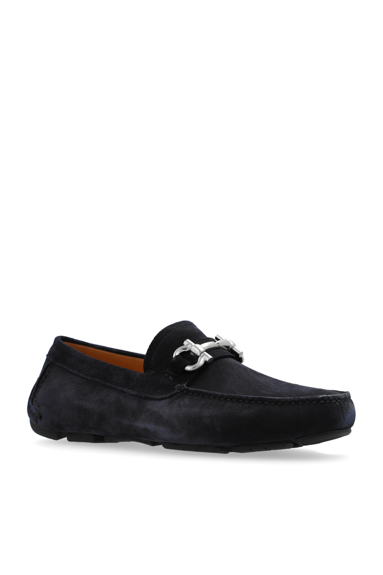 Black suede ferragamo mens hotsell